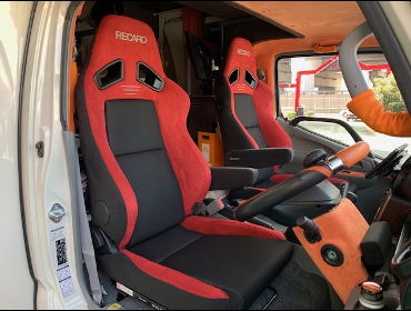 TOYOTA�@�J�����[�h�@KDY281�i2019�N4���j�@�Ɂ@RECARO�i���J���j�@SR-7F�@GU100H�@RED�@�V�[�g�q�[�^�[�t���A�A�[�����X�g�t���@�~���E�@����
