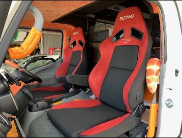TOYOTA�@�J�����[�h�@KDY281�i2019�N4���j�@�Ɂ@RECARO�i���J���j�@SR-7F�@GU100H�@RED�@�V�[�g�q�[�^�[�t���A�A�[�����X�g�t���@�~���E�@����