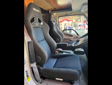 TOYOTA�@�J�����[�h�@�Ɂ@RECARO�i���J���j�@SR-7F�@GK100�@BK/�u���[�@�V�[�g�q�[�^�[�t���@����