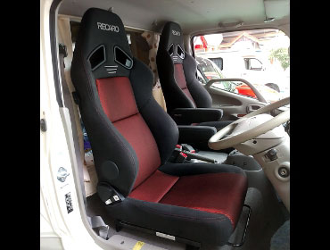 TOYOTA�@�J�����[�h�@KDY281���@�Ɂ@RECARO�i���J���j�@SR-7F�@GK100�@BK/RED�@�V���[�g�J�b�g���H�@���@SR-7F�@GK100�@BK/RED�@����