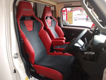 DAIHATSU�@�n�C�[�b�g�L�����s���O�J�[�@S510P�@�Ɂ@RECARO�i���J���j�@SR-C�@UT100H�@A/R�@RED�@�V�[�g�q�[�^�[�t���@�~���E�@����