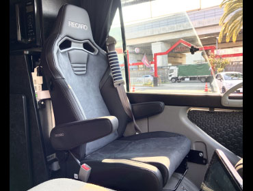 TOYOTA�@�R�[�X�^�[�@XZB51�i2005�N�j�@�Ɂ@RECARO�i���J���j�@SR-C�@UT100H�@A/R�@BK�@�V�[�g�q�[�^�[�t���@�~���E�@����