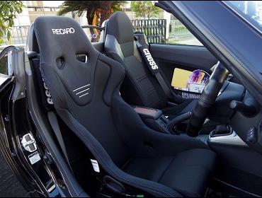 RECARO�i���J���V�[�g�j�@DAIHATSU�@�R�y���@LA400K�Ƀ��J���@RS-G GK H�i�V�[�g�q�[�^�[�t���j�@BK/BK�@����