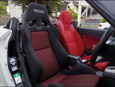 RECARO�i���J���V�[�g�j�@DAIHATSU�@�R�y���@�Z���Ƀ��J���@SR-7 GK100H�i�V�[�g�q�[�^�[�t���jBK/RED�@����