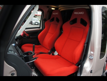 RECARO�i���J���V�[�g�j�@DAIHATSU�@�n�C�[�b�g�W�����{�@S500P�Ƀ��J���@SR-7F�@KK100�@RED�@�~2�r�@����