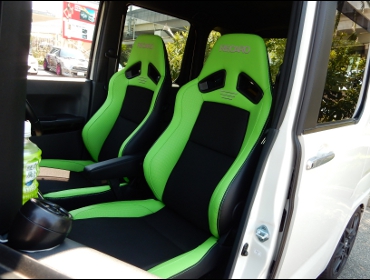 DAIHATSU�@�E�F�C�N�@LA700S��RECARO�i���J���jSR-7F�@Lassic�@����J���[ �O���[���@�~2�r�@����