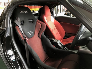 DAIHATSU�@�R�y���@�Z���i2016�N�j�@�Ɂ@RECARO�i���J���j�@RS-G�@GK�@BK/RED�@�V�[�g�q�[�^�[�t���@����