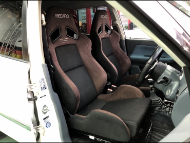 DAIHATSU�@�X�g�[���A�@�N���X�t�H�[�@MT�ԁ@4WD�@M112S�i2004�N�j�@�Ɂ@RECARO�i���J���j�@SR-7�@GU100H�@�V�[�g�q�[�^�[�t���@�u���E���@���@SR-7F�@GU100H�@�V�[�g�q�[�^�[�t���@�u���E���@����