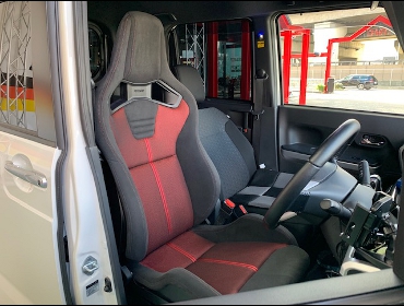 DAIHATSU�@�E�F�C�N�@LA700S�i2015�N�j�@�Ɂ@RECARO�i���J���j�@�X�|�[�c�X�^�[�@GK100H�@BK/RED�@����