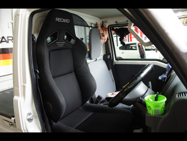 DAIHATSU�@�n�C�[�b�g�g���b�N�@S201P�i2013�j�@�Ɂ@RECARO�i���J���j�@SR-7F�@GK100�@BK/BK�@����