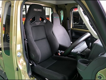 DAIHATSU�@�n�C�[�b�g�W�����{�@S500P�i2015�N�j�@�Ɂ@RECARO�i���J���j�@SR-7F GK100�@BK�@�A�[�����X�g�t���@����