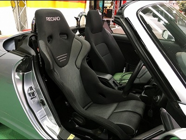 DAIHATSU�@�R�y���@L880K�i2005�N�j�@�Ɂ@RECARO�i���J���j�@RS-G�@GK�@BK/SIL�@�V�[�g�q�[�^�[�t���@����