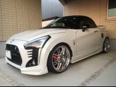 DAIHATSU�@�R�y�����[�u�@LA400K�i2015�N3���j�@�Ɂ@RECARO�i���J���j�@TS-G�@GK�@BK/RED�@����