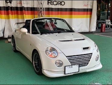 DAIHATSU�@�R�y���@L880K�i2015�N�j�@�Ɂ@RECARO�i���J���j�@TS-G�@GK�@BK/�u���[�@�V�[�g�q�[�^�[�t���@����