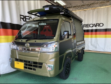 DAIHATSU�@�n�C�[�b�g�W�����{�@S500�n�i2021�N�j�@�Ɂ@RECARO�i���J���j�@SR-7F�@KK100�@RED�@�A�[�����X�g�t���@����