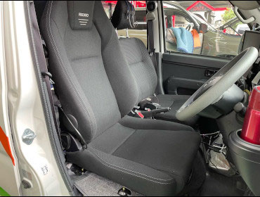 DAIHATSU�@�n�C�[�b�g�J�[�S�@S321V�i2018�N�j�@�Ɂ@RECARO�i���J���j�@LX-F�@TR�@NN�@BK�i���A�V�[�g�t���t���b�g���H�j�@����
