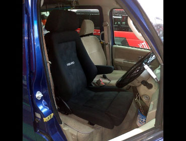 DAIHATSU�@�A�g���[�@S300�i2014�N�j�@�Ɂ@RECARO�i���J���j�@�G���S���hMV�@BK�@����