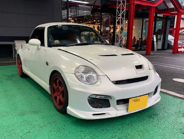 DAIHATSU�@�R�y���@L880K�i2007�N�j�@�Ɂ@RECARO�i���J���j�@TS-G GK�@BK/RED�@�V�[�g�q�[�^�[�t���@����