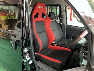 DAIHATSU�@�n�C�[�b�g�J�[�S�@S331V�i2019�N�j�@�Ɂ@RECARO�i���J���j�@SR-7F�@GU100�@RED�@����