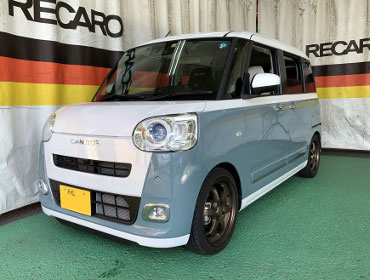 DAIHATSU�@���[�u�L�����o�X�@5BA-LA850S�@�Ɂ@RECARO�i���J���j�@SR-7F�@GU100�@BK�@����