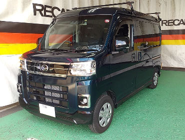 DAIHATSU�@�A�g���[4WD�@S710V�i2023�N�j�@�Ɂ@RECARO�i���J���j�@SR-7F�@GK100�@BK/�u���[�@�V�[�g�q�[�^�[�t���@���@SR-7F�@GK100�@BK/�u���[�@����