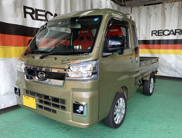 DAIHATSU�@�n�C�[�b�g�W�����{�g���b�N�i2022�N�j�@�Ɂ@RECARO�i���J���j�@SR-7F�@KK100�@RED�@�~���E�@�����@