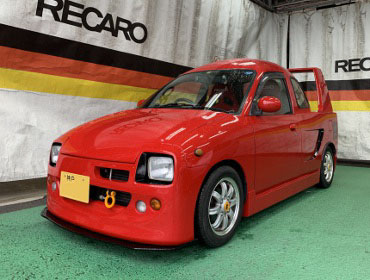 DAIHATSU�@�I�v�e�B�@/�@YAMAHA�@ami�@L300S�i1998�N�j�@�Ɂ@RECARO�i���J���j�@SR-7�@KK100�@RED�@�~���E�@����