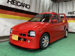 DAIHATSU�@�I�v�e�B�@/�@YAMAHA�@ami�@L300S�i1998�N�j�@�Ɂ@RECARO�i���J���j�@SR-7�@KK100�@RED�@�~���E�@����