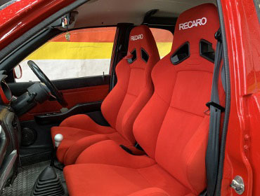 DAIHATSU�@�I�v�e�B�@/�@YAMAHA�@ami�@L300S�i1998�N�j�@�Ɂ@RECARO�i���J���j�@SR-7�@KK100�@RED�@�~���E�@����