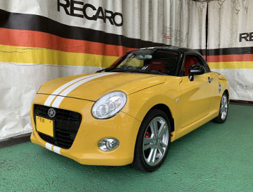 DAIHATSU�@�R�y���Z���@LA400K�i2023�N�j�@�Ɂ@RECARO�i���J���j�@RS-GS�@RED�@�V�[�g�q�[�^�[�t���@����