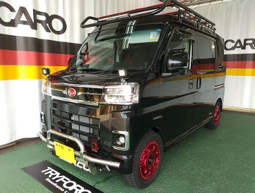 DAIHATSU�@�A�g���[�@S710W�i2024�N�j�@�Ɂ@RECARO�i���J���j�@SR-C�@BK100�@A/R�@BK/RED�@����