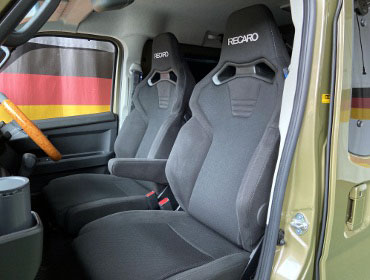 DAIHATSU�@�A�g���[�@�Ɂ@RECARO�i���J���j�@SR-C�@BK�@A/R�@�~���E�@����