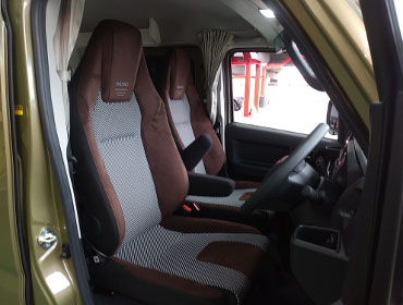 DAIHATSU�@�A�g���[�@S700V�i2024�N�j�@�Ɂ@RECARO�i���J���j�@LX-F�@WU110H�@A/R�@�u���E���@�~���E�@����