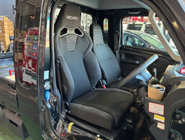 DAIHATSU�@�n�C�[�b�g�W�����{�@S510P�i2022�N�j�@�Ɂ@RECARO�i���J���j�@SR-C�@BK100�@A/R�@BK/BK�@����