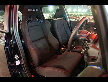 RECARO�i���J���V�[�g�j�@HONDA�@�t�B�b�g�@GE8��RECARO�i���J���j�@SR-7F SK100 BK�@����