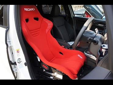 RECARO�i���J���V�[�g�j�@HONDA�@�t�B�b�g3RS�@GK5��RECARO�i���J���j�@RS-GS RED�@����