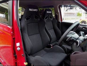 RECARO�i���J���V�[�g�j�@HONDA�@N-WGN��RECARO�i���J���j�@SR-7�@KK100�@BK�@�~2�r�@����