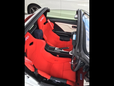 RECARO�i���J���V�[�g�j�@HONDA�@S660�@JW5�Ƀ��J���@TS-GS�@RED�@�~2�r�@����