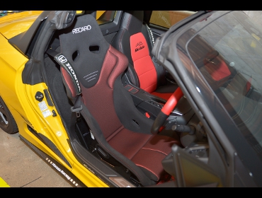 RECARO�i���J���V�[�g�j�@HONDA�@S660�@JW5�Ƀ��J���@RS-G�@GK�@H�V�[�g�q�[�^�[�t���@BK/RED�@����
