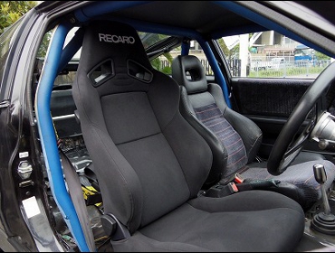 RECARO�i���J���V�[�g�j�@HONDA�@CR-X�@EF8�Ƀ��J���@SR-7F KK100�@BK�@����