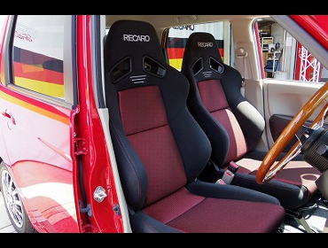 RECARO�i���J���V�[�g�j�@HONDA�@N-ONE�Ƀ��J���@SR-7F�@GK100�@BK/RED�@�~2�r�@����