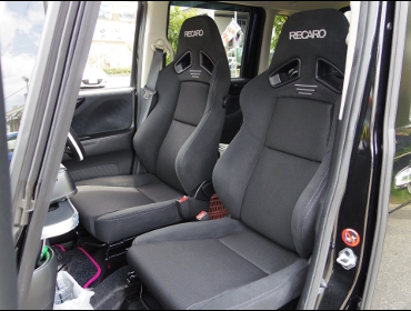 RECARO�i���J���V�[�g�j�@HONDA�@N-BOX�@�J�X�^���@JF2�Ƀ��J���@SR-7F�@GK100�@BK/BK�@�~2�r�@����