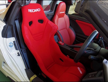 HONDA�@S660 RA�@JW5�i2016�N11���j�@�Ɂ@RECARO�i���J���j�@RS-GS�@RED�@�V�[�g�q�[�^�[�t���@����