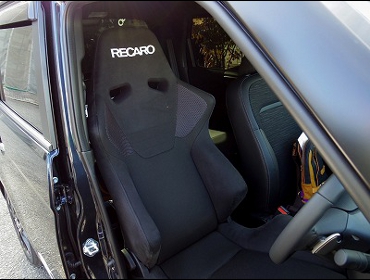 RECARO�i���J���V�[�g�j�@HONDA�@N-ONE�@�Ɂ@RECARO�i���J���j�@SR-6�@GK100S�@BK/BK�@����