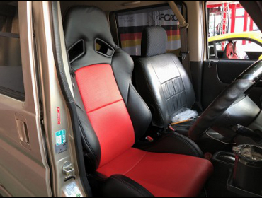 HONDA�@�o���X�@�z�r�I�@HM3�iAT�ԁj�i2004�N�j�@�Ɂ@RECARO�i���J���j�@SR7�@KK100�@RED�@�i�������݃V�[�g�J�o�[�t���j�@����