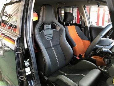 HONDA�@�t�B�b�gRS�@GE8�@�Ɂ@RECARO�i���J���j�@�X�|�[�c�X�^�[�@CL210H�@BK�@����