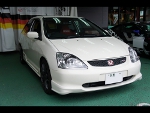 HONDA�@�V�r�b�N�@�^�C�vR�@EP3�i2003�N�j�@�Ɂ@RECARO�i���J���j�@TS-G�@GK�@BK/RED�@����