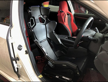HONDA�@�V�r�b�N�@FK8�i2018�N�j�@�Ɂ@RECARO�i���J���j�@PRO�@RACER�@RMS�@2700G�@����