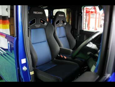 HONDA�@N�o���@�i2020�N�j�@�Ɂ@RECARO�i���J���j�@SR-7F�@GK100�@BK/�u���[�@�A�[�����X�g�t���@�~���E�@����