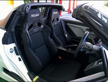 HONDA�@S660�@JW5�i2015�N�j�@�Ɂ@RECARO�i���J���j�@SR-7�@GU100�@BK�@�~���E�@����